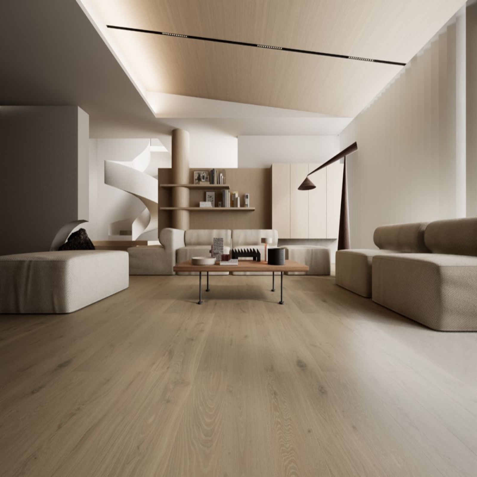 Oak hardwood flooring sample